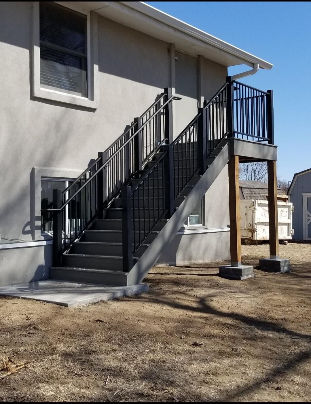  metal staircase railing