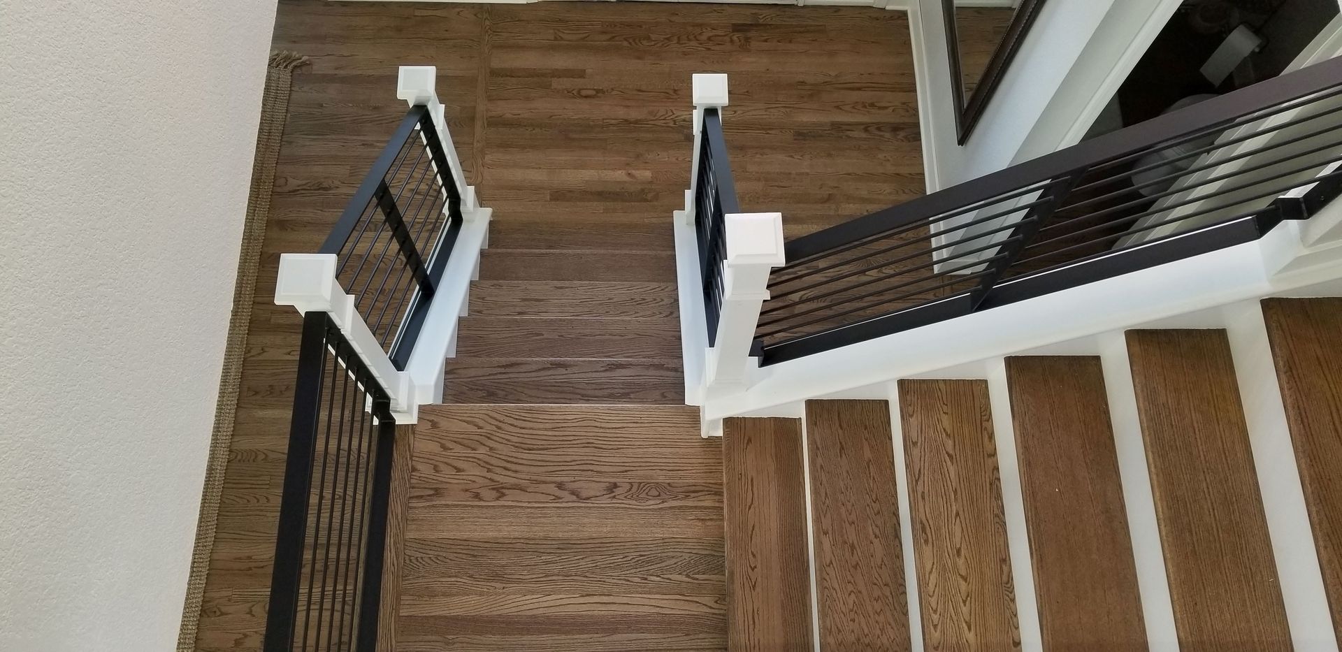 steel railing stairs
