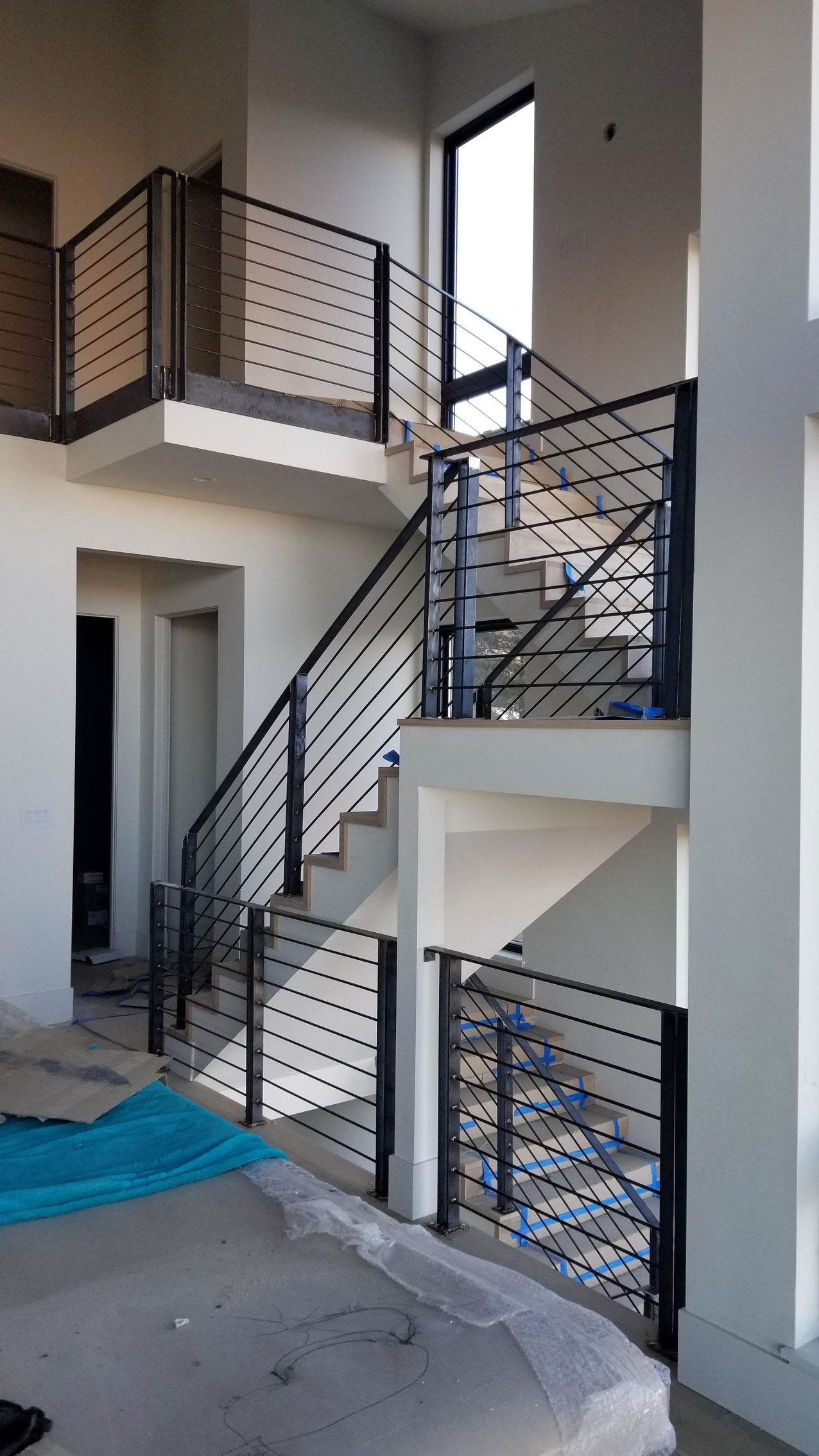 steel railings for stairs