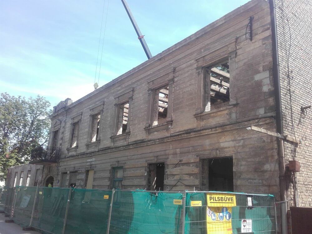 Reconstruction of the building