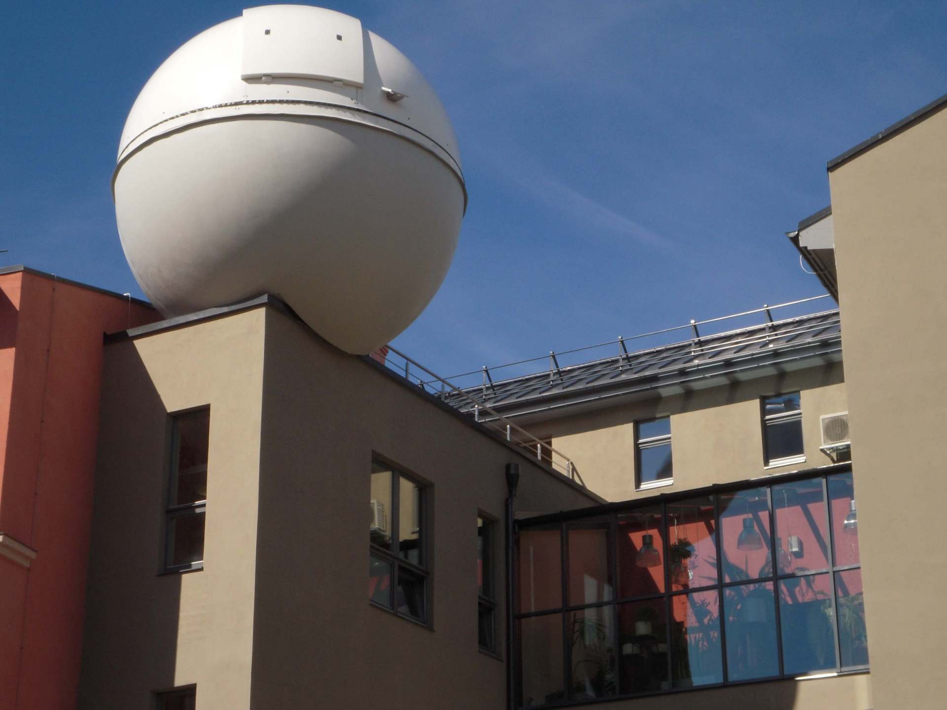 The roof of the House of Creativity