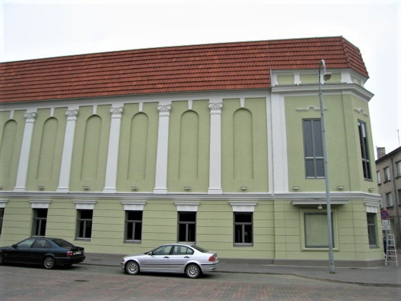 Building with parking