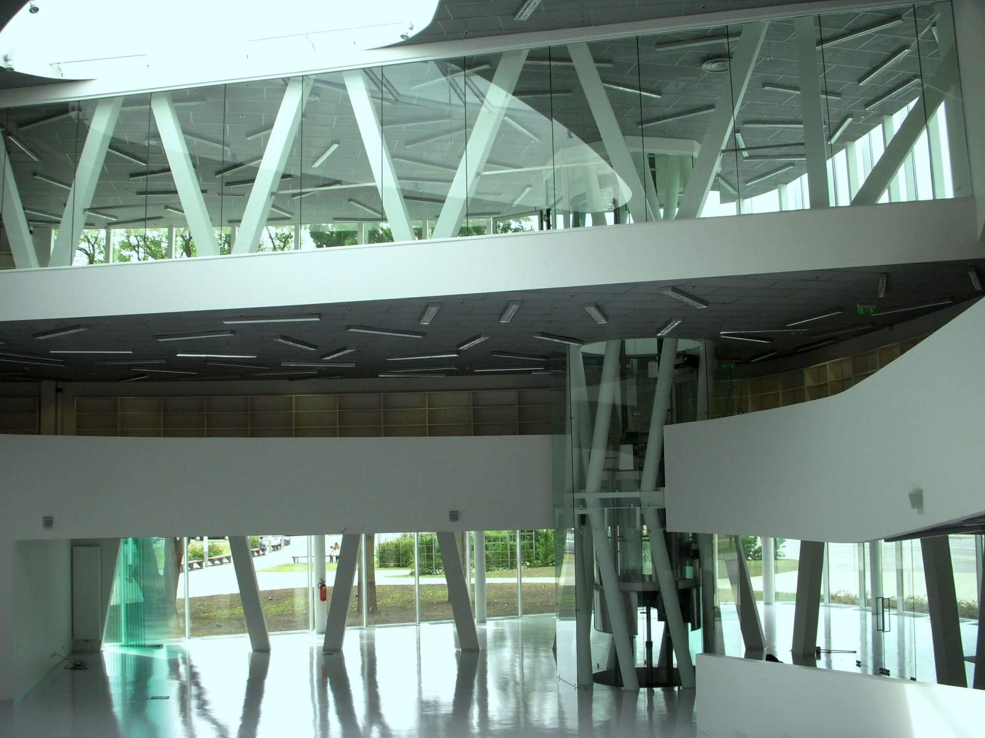 Library corridors
