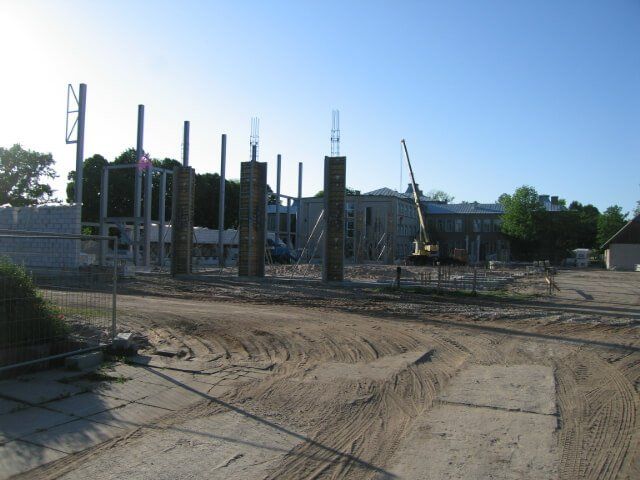 initial phase of construction