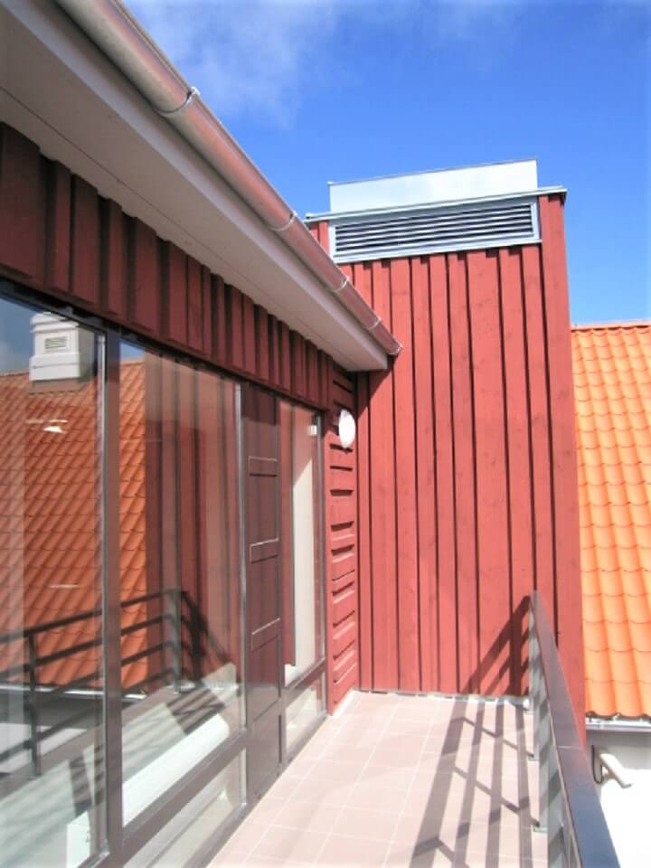 Building terrace