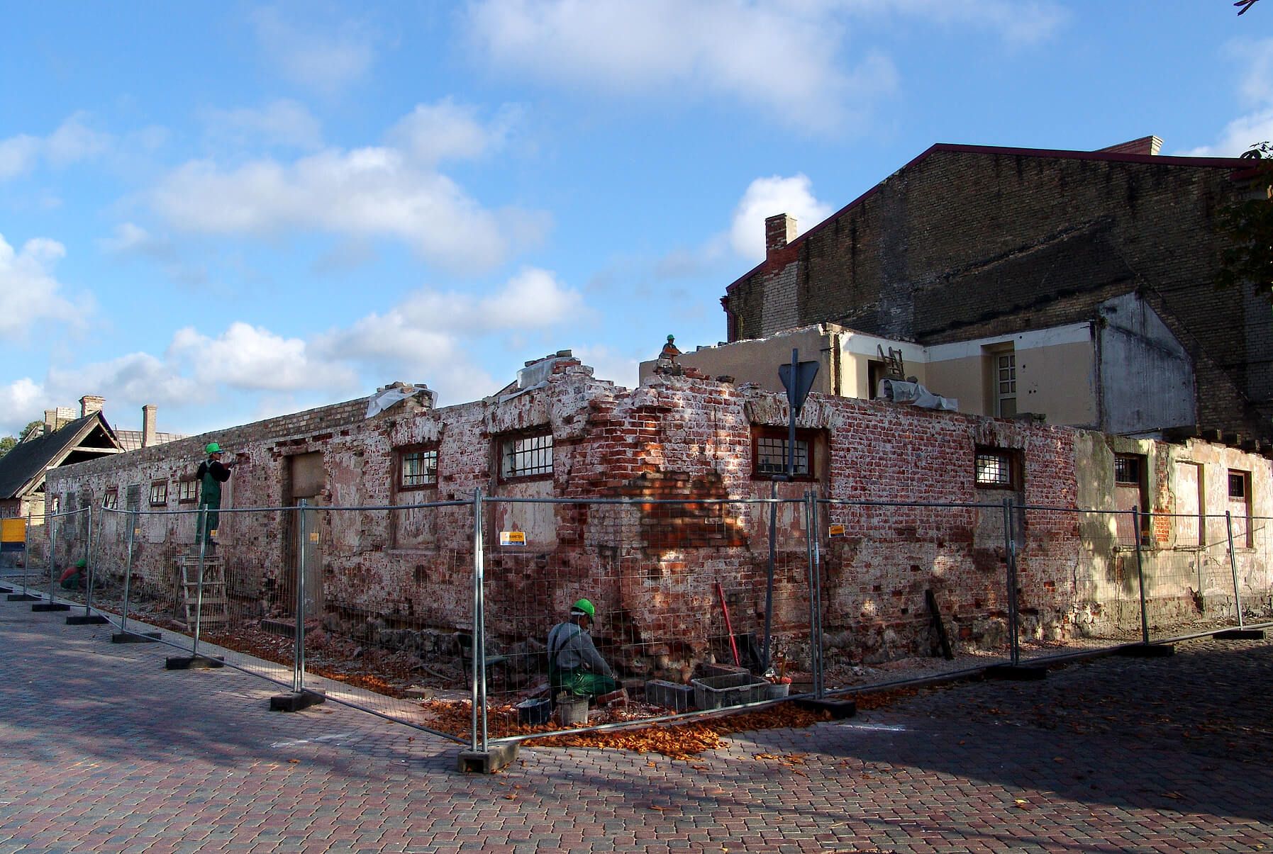 The building before its restoration