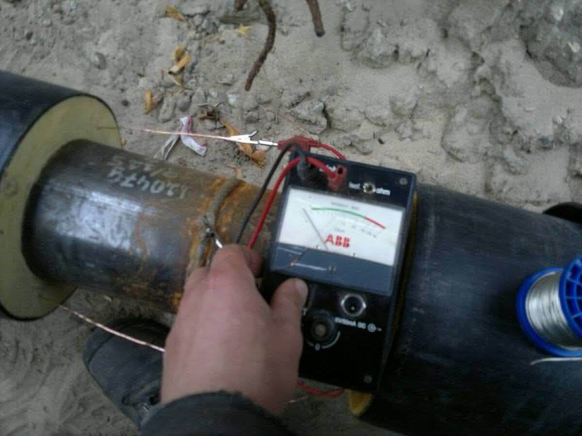 Heating track installation