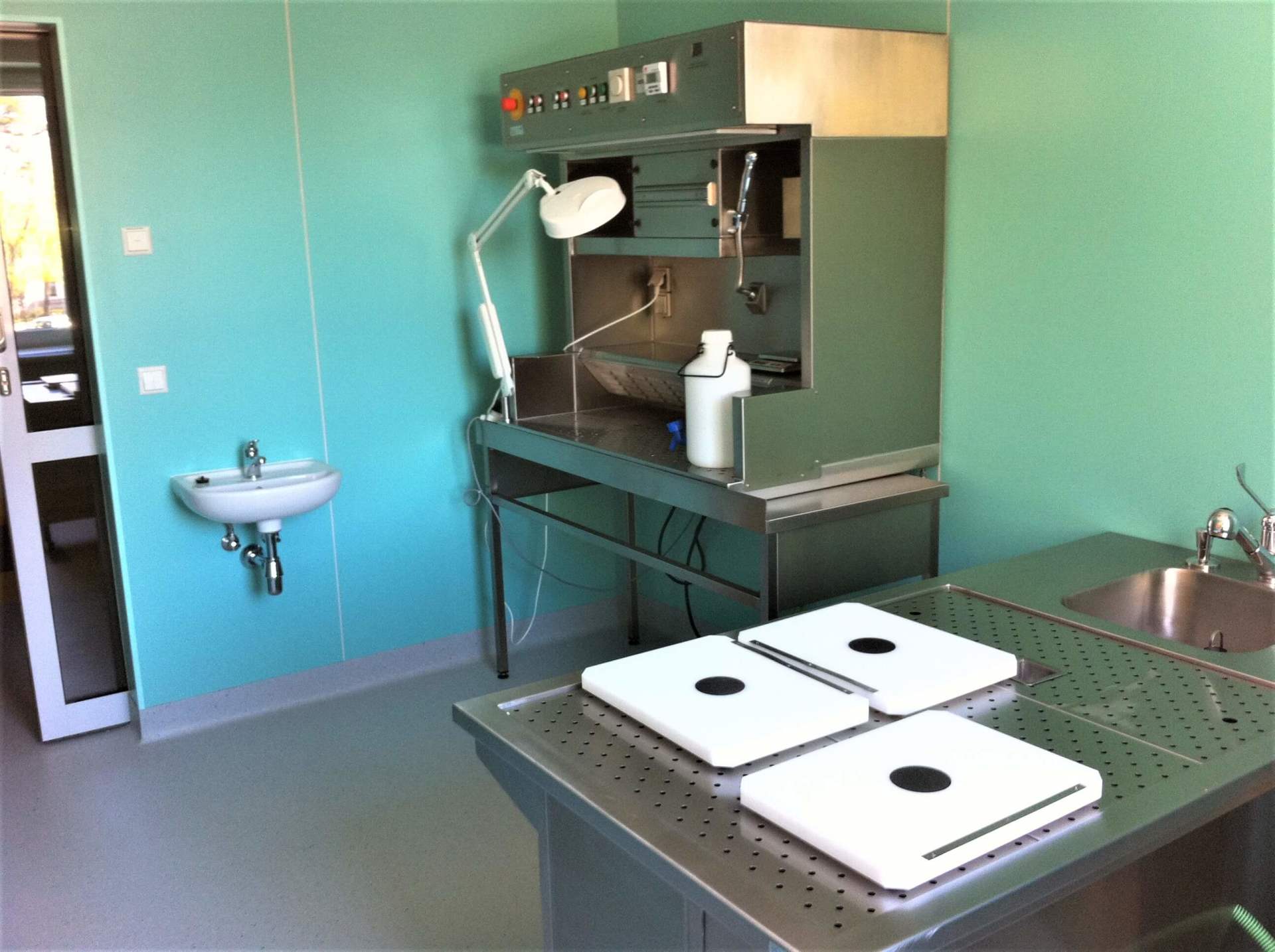 Hospital interiors with equipment