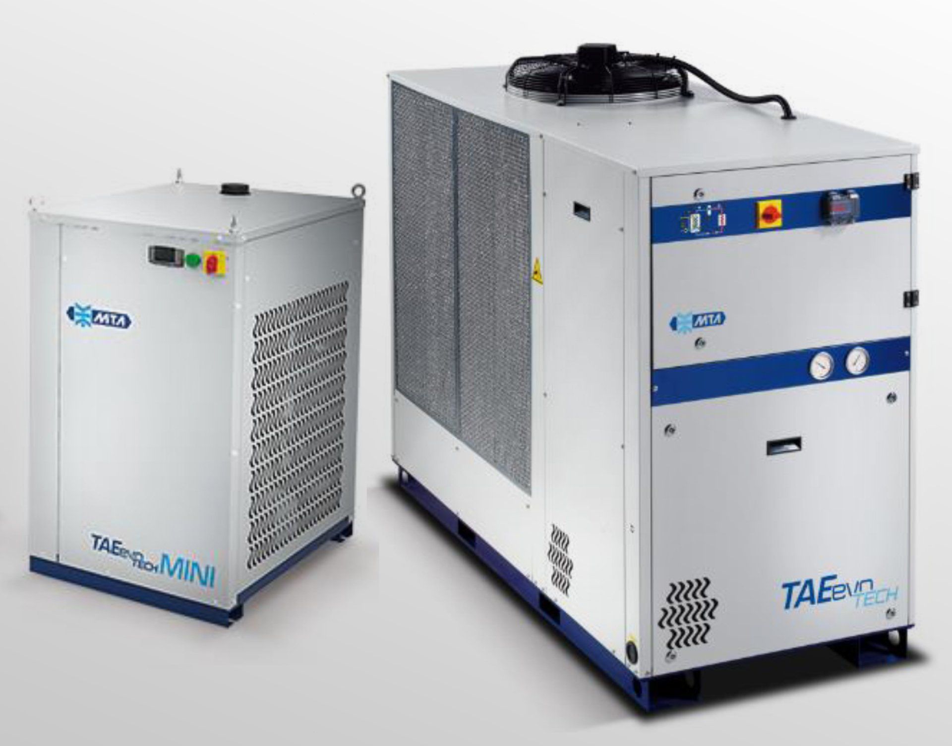 Noleggio refrigeratori d'acqua ed essicatori d'aria