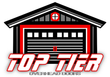 A logo for top tier overhead garage doors