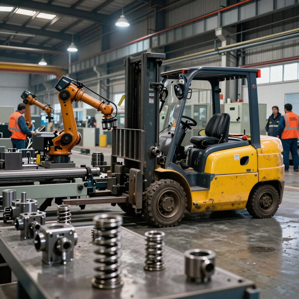 Resortes industriales aplicados en producción y logística