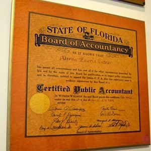 board of accounts Florida license