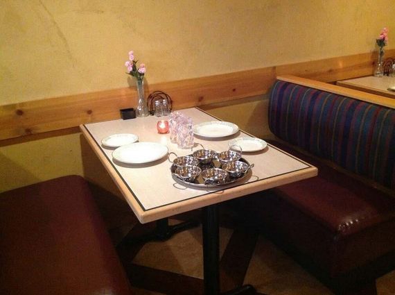 dinning table — Indian Restaurant in Champaign, IL