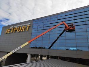 Company Glass Window — Saugus, MA — Arrow Property Services