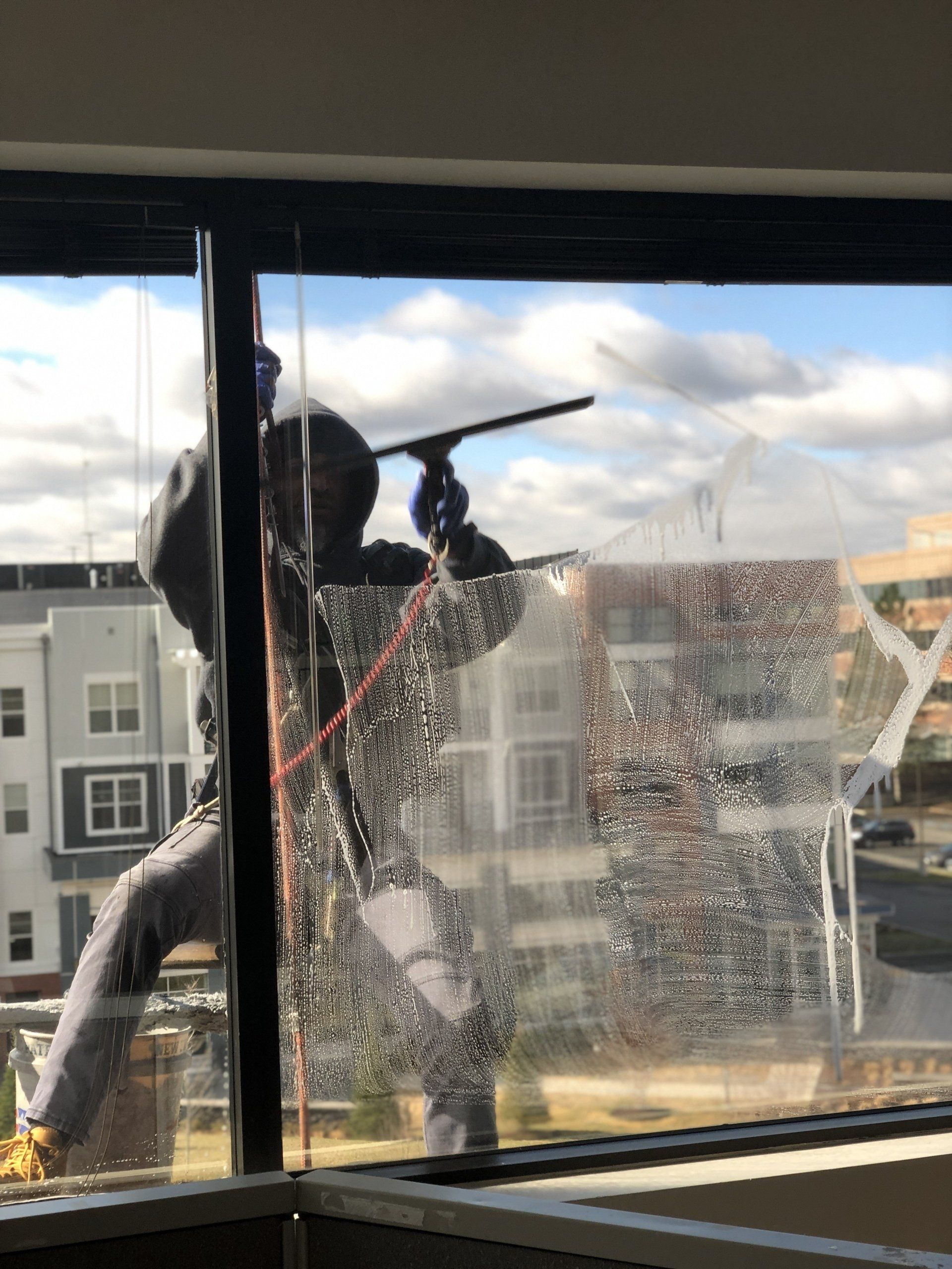 Building Glass Window Cleaning — Saugus, MA — Arrow Property Services