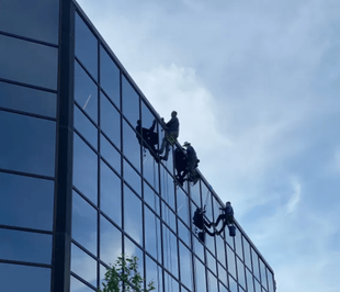Building Glass Cleaning — Saugus, MA — Arrow Property Services