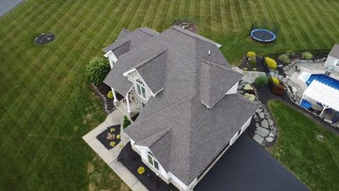 A new roof install by Ten Point Roofing