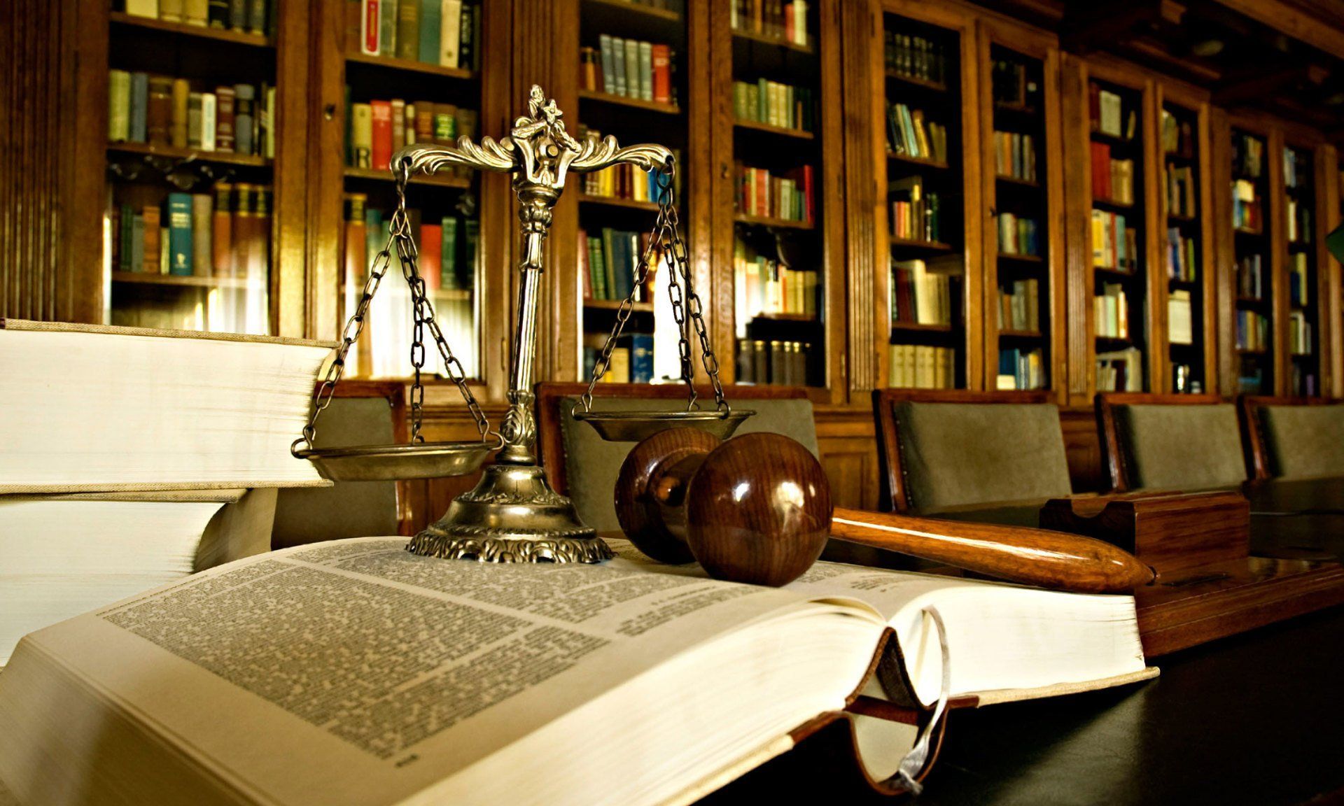 Books and gavel