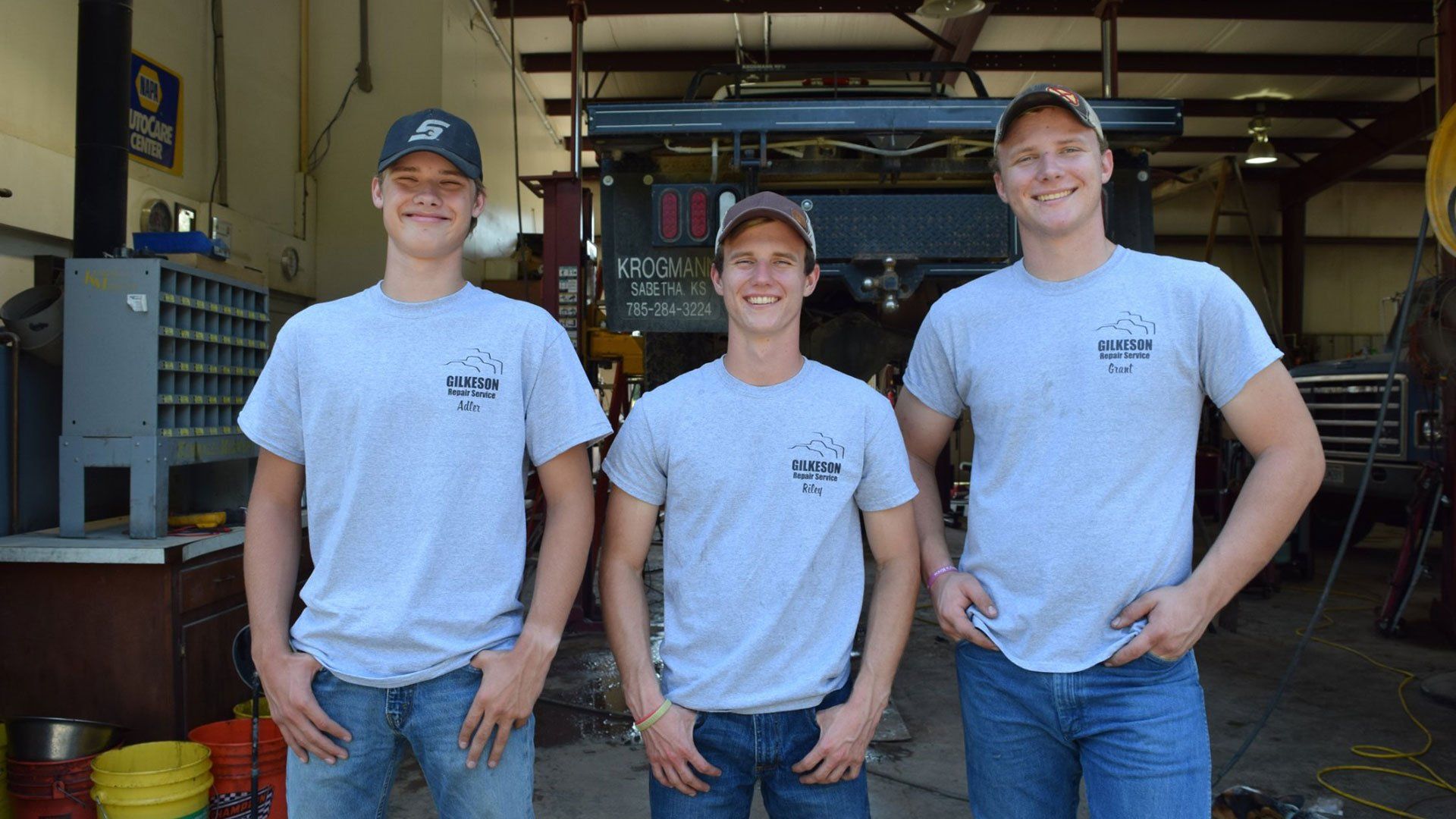 Three Men — Harrisonville, MO — Gilkeson Repair Service