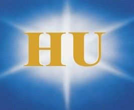 The word hu is written in gold letters on a blue background.