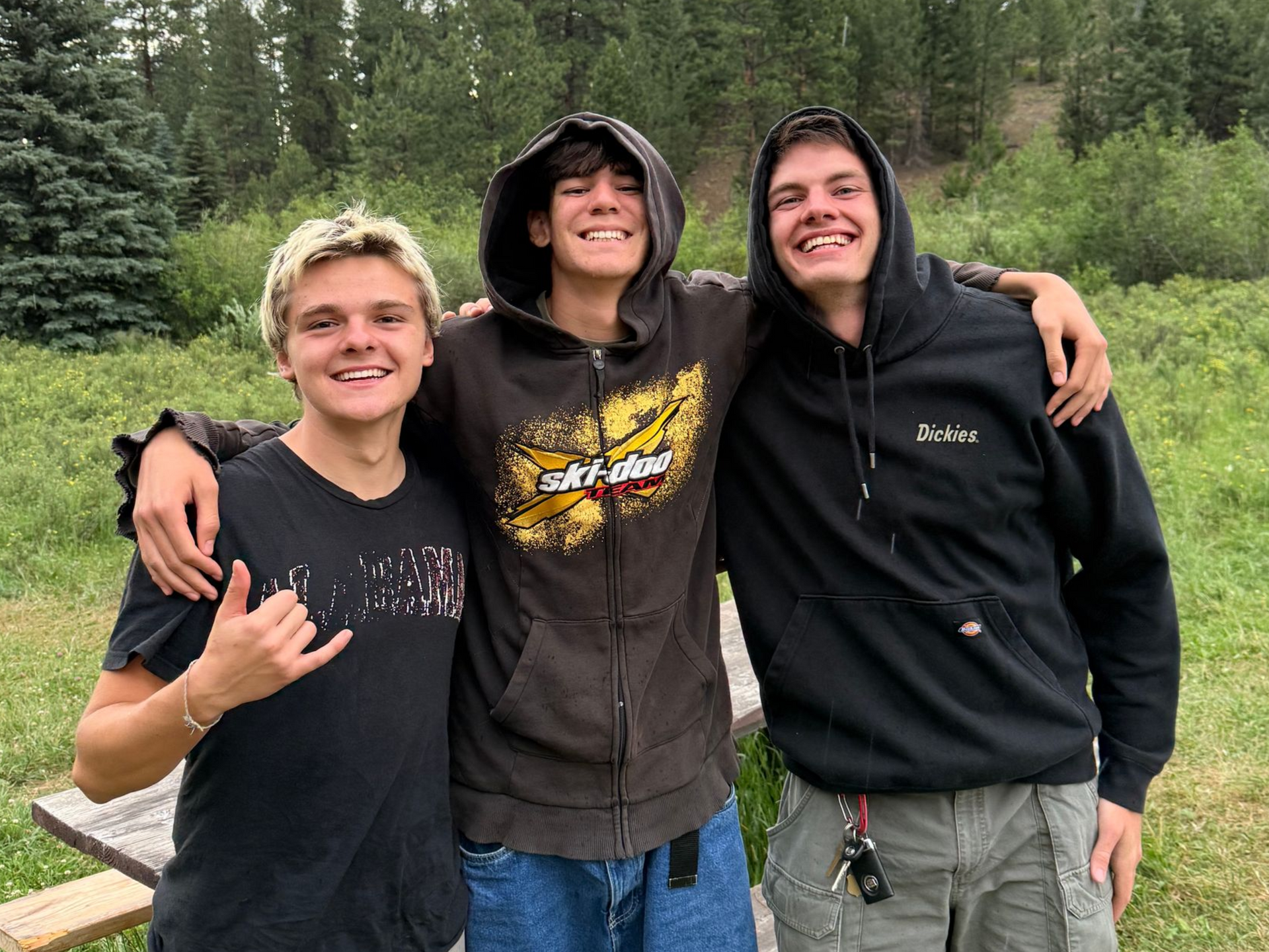 A group photo of our teens