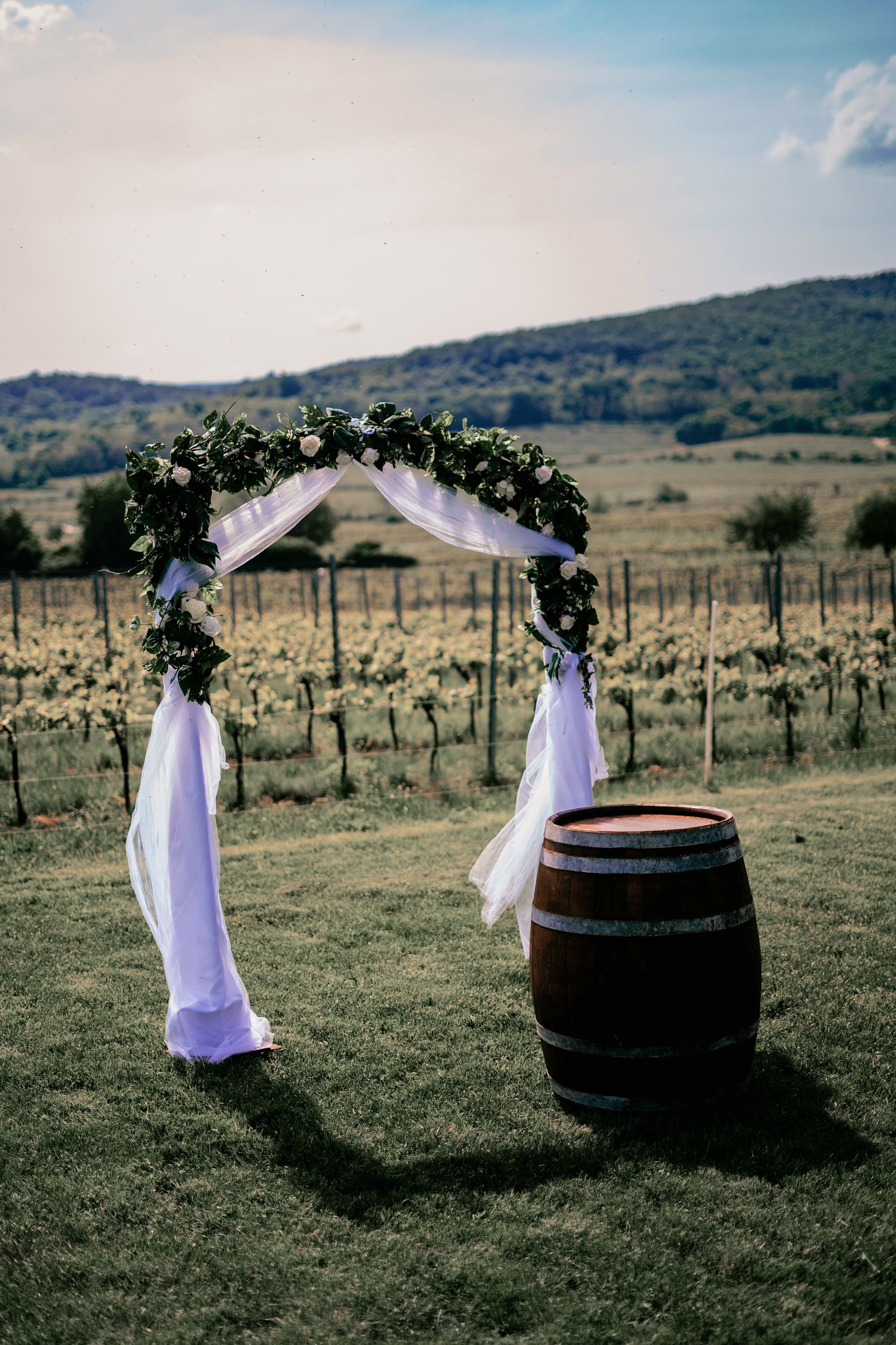 Svadobné fotografie obrad vonku  Pezinok, Bratislava a okolie