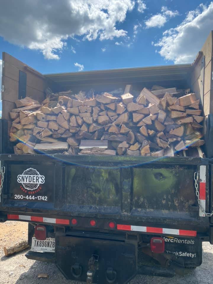 Woods on the Truck — Fort Wayne, IN — Snyder’s Tree Service LLC