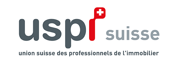 The logo for usp suisse union suisse des professionnels de l' immobilier