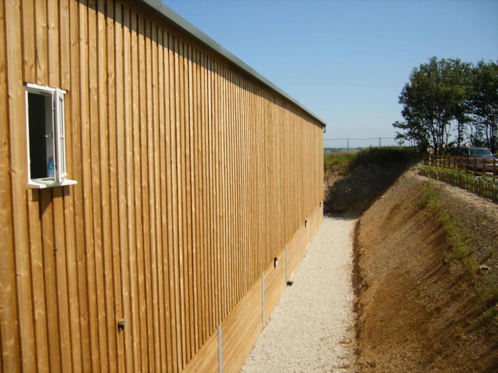 wooden fencing