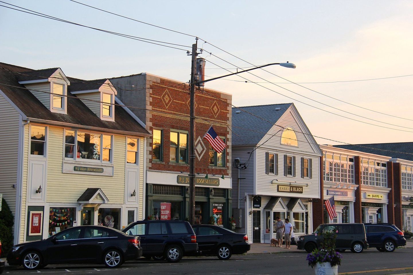Downtown Madison, Connecticut.