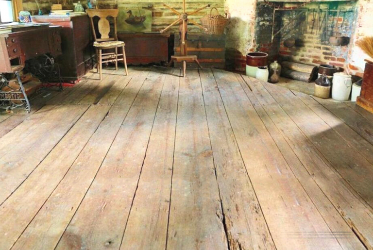 1800s style wooden floors
