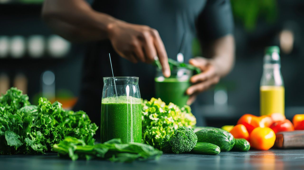 Making A Green Smoothie