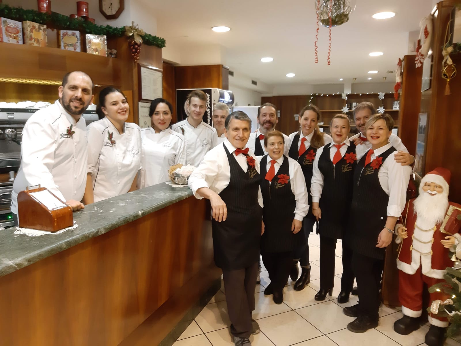 staff della pasticceria