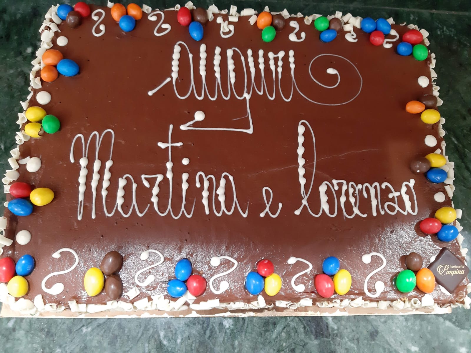 torta per fidanzamento