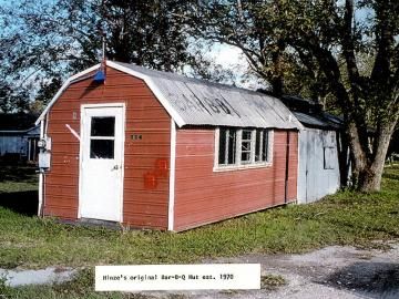 hinze's bar-b-que original building