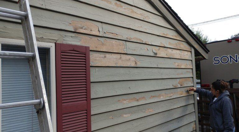 Siding With Old Paint — Seattle, WA — Cordeck Painting Services LLC