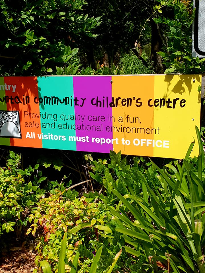 Children Community Centre Signage — Professional Cleaners In Central Coast, NSW