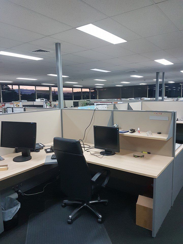 Office Desks — Professional Cleaners In Central Coast, NSW