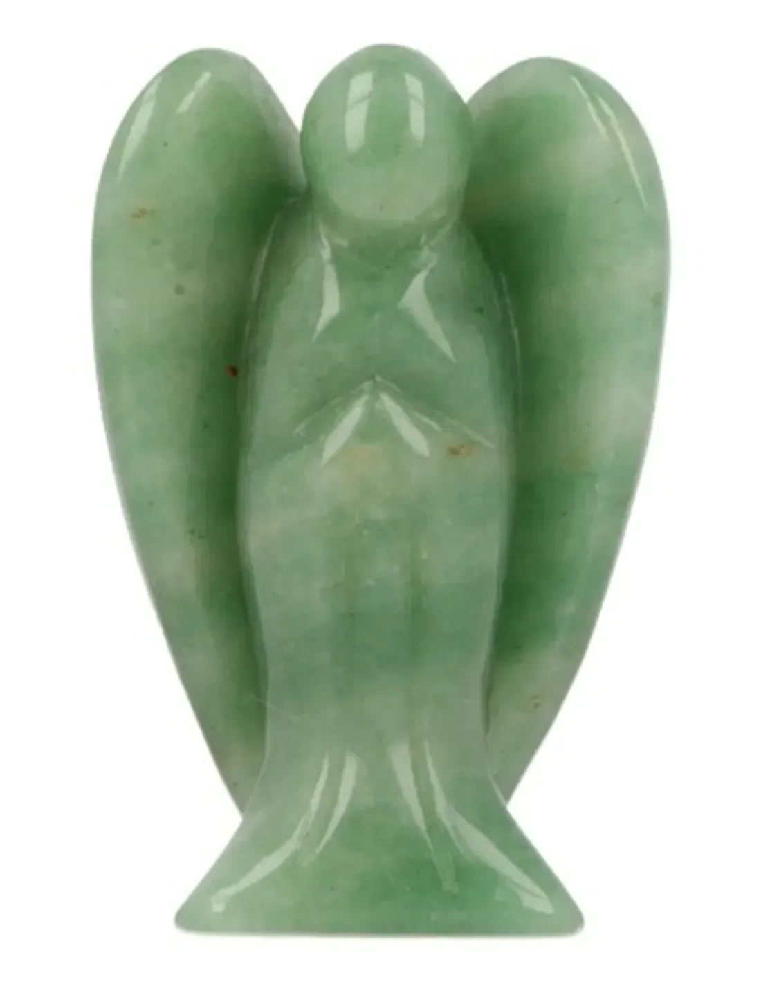 Aventurijn groen staande engel 70 mm