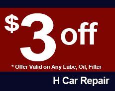 $3 Off, * Offer Valid on Any Lube, Oil, or Filter