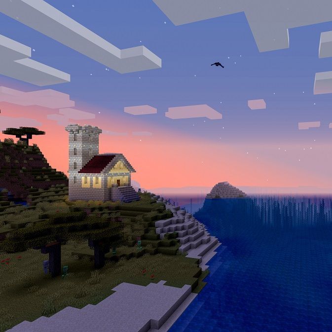 Minecraft landscape