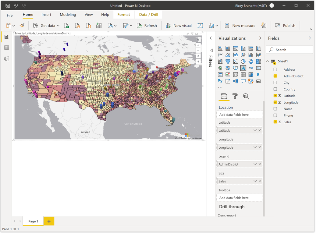 Get started with Azure Maps Power BI visual!