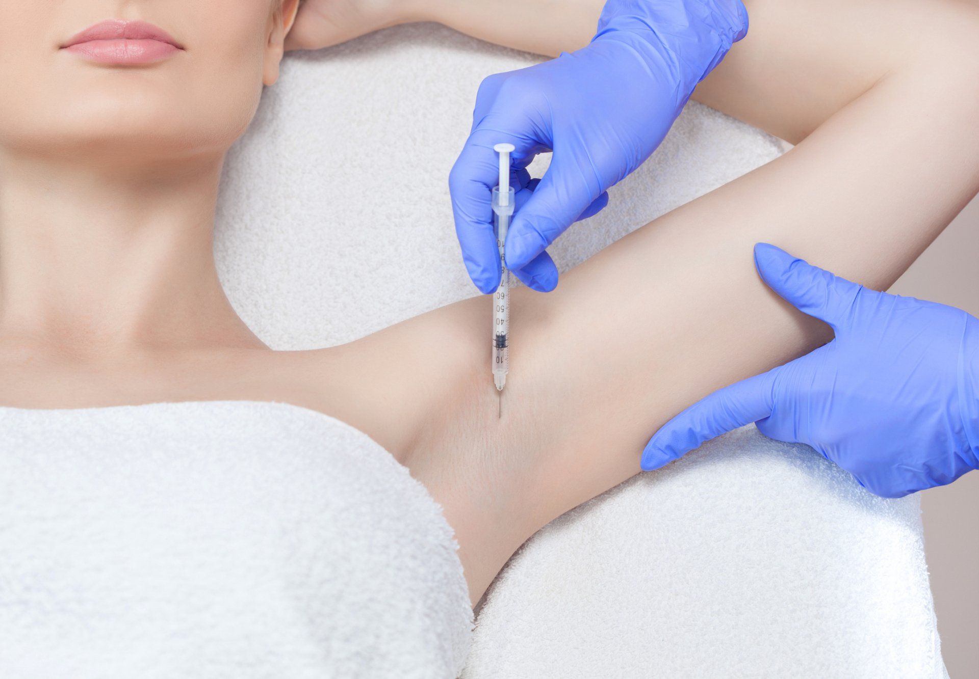 Young Woman Has A Botox Injections - Alamo, CA - Alamo MD Med Spa