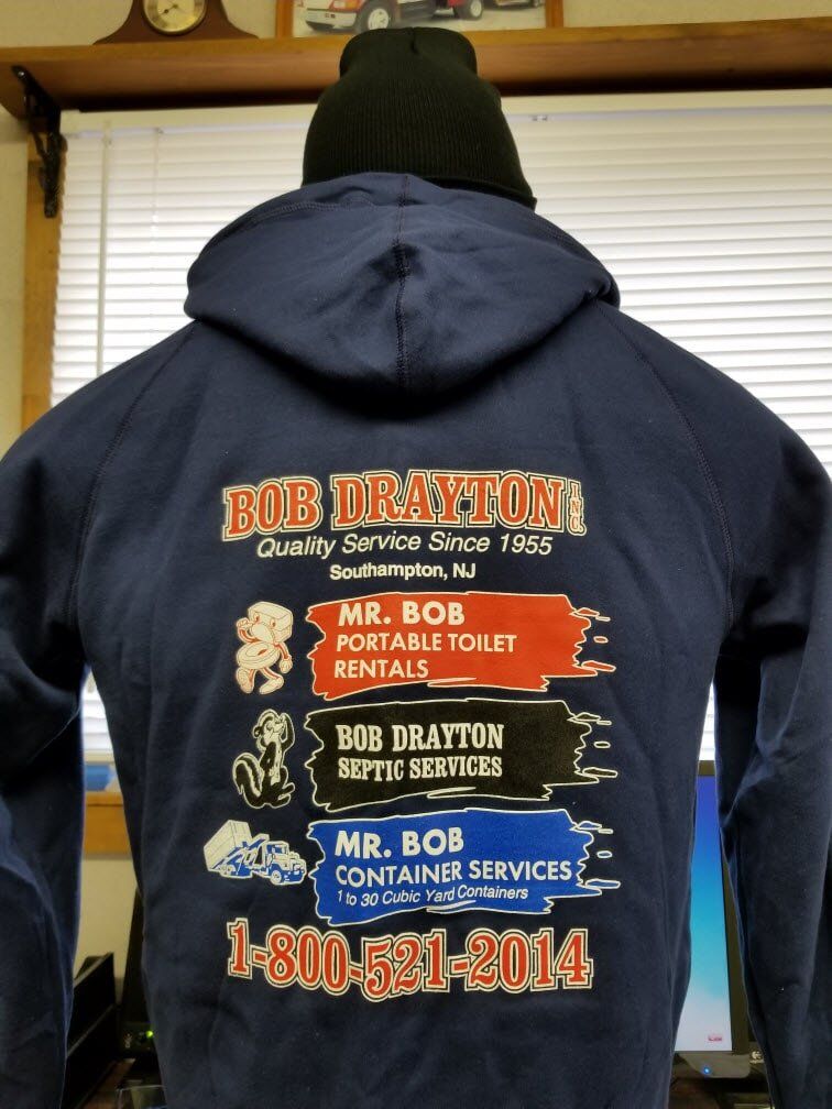 Mr.Bobs zip-up hoodie sizes from small child to 2XL. Winter hats, one size fits all.