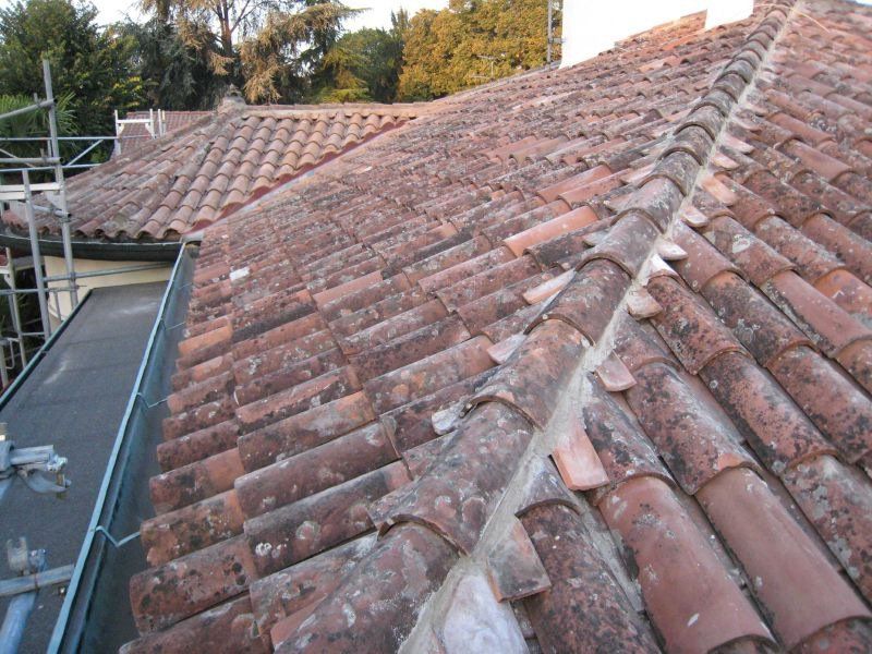 tetto in tegole rustico