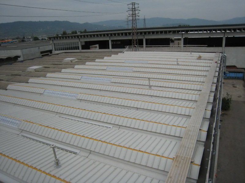 copertura per tetto corrugata