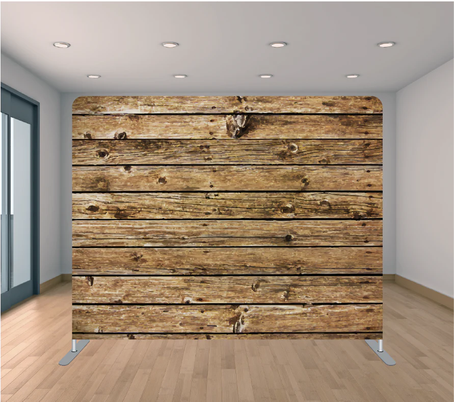 Wooden wall backdrop 