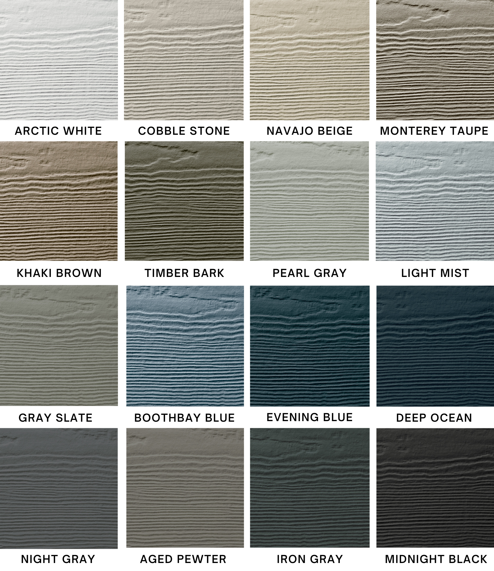 There are many different shades hardie plank siding offered by Best Nest Roofing & Renovations in Carrollton Ga