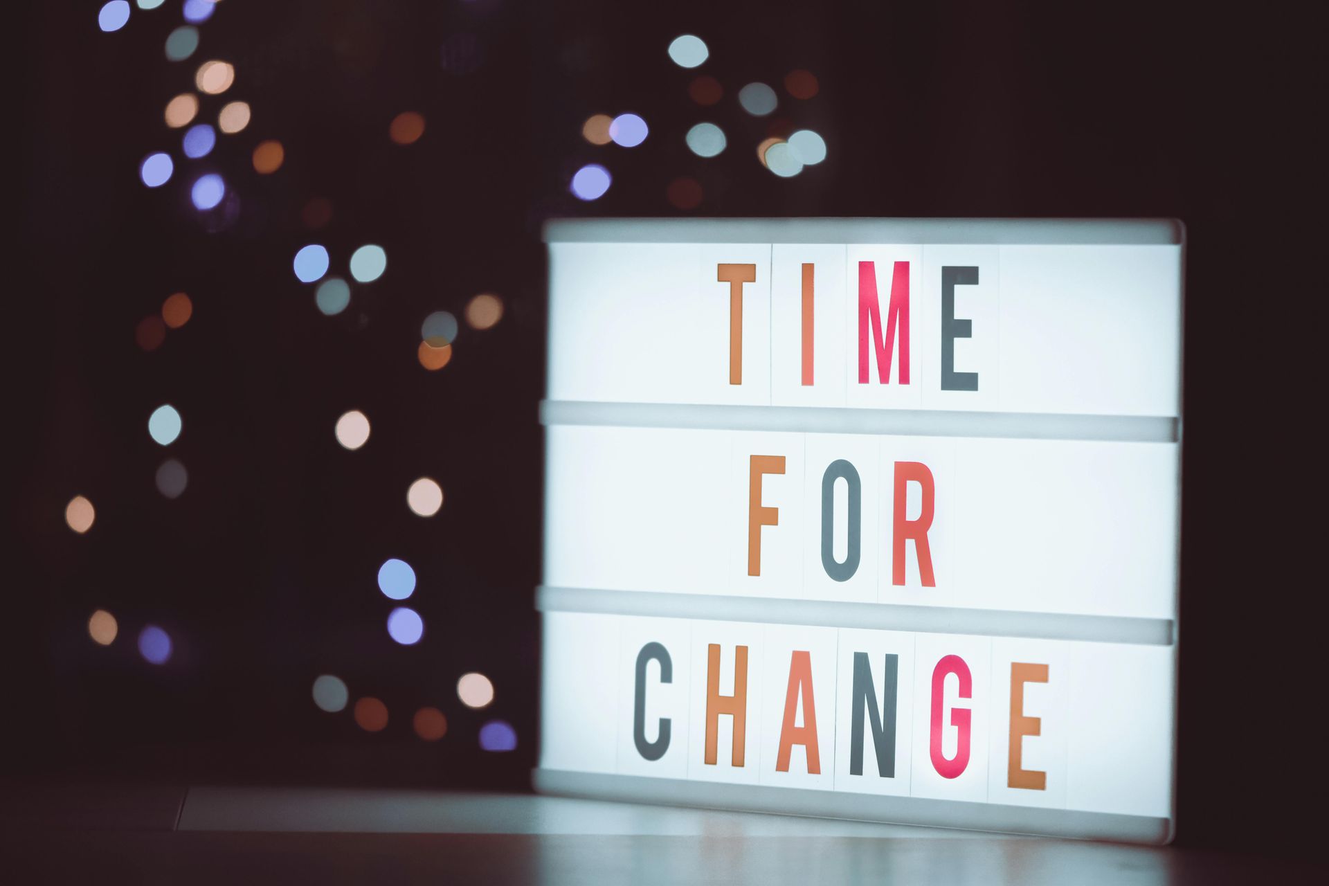 Time for a change