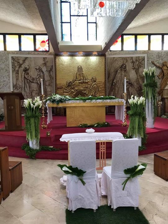 allestimento per matrimonio religioso